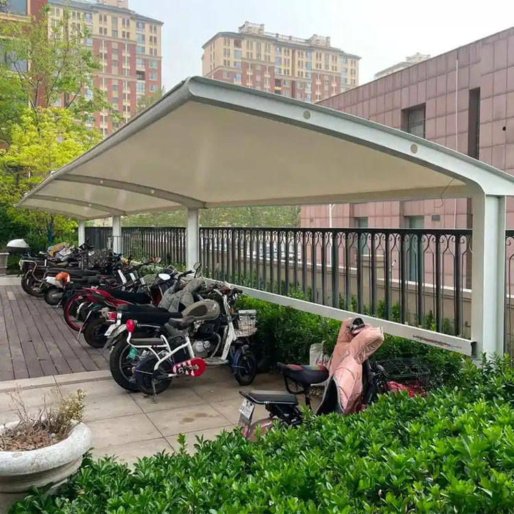 定边县膜结构电动车棚