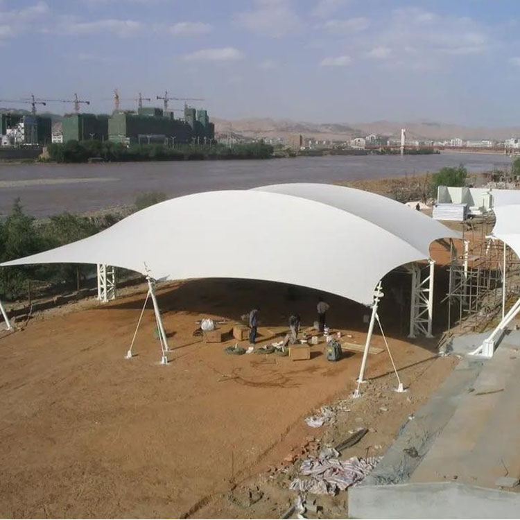 定边县膜结构汽车棚